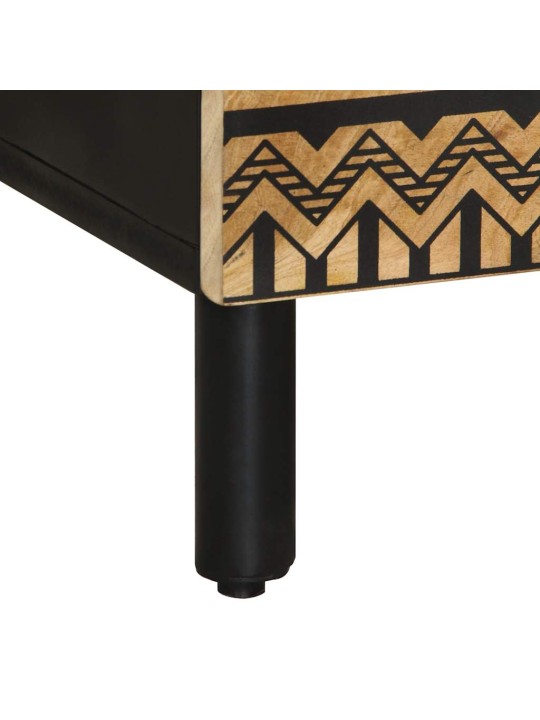Skříň highboard 60x33,5x110 cm masivní hrubé mangovníkové dřevo