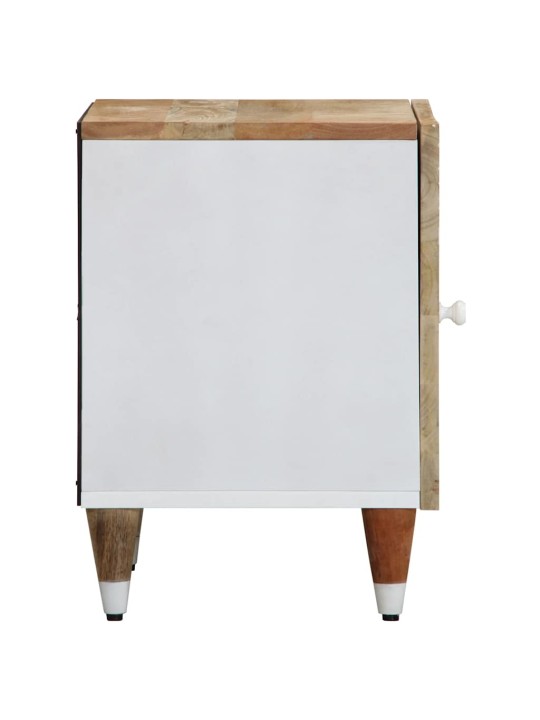 Noční stolky 2 ks 40x33,5x46 cm masivní mangovníkové dřevo