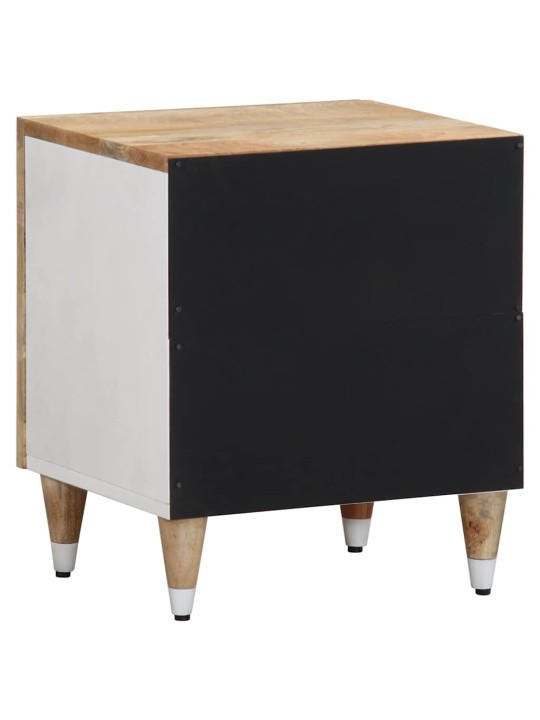 Noční stolky 2 ks 40x33,5x46 cm masivní mangovníkové dřevo
