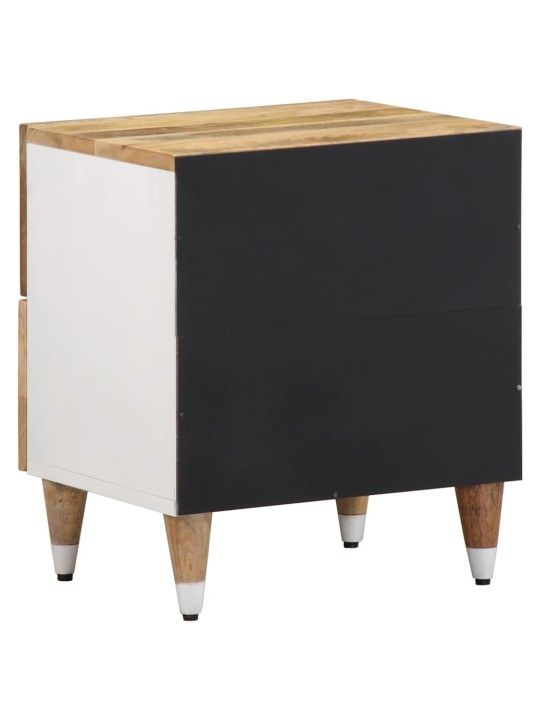 Noční stolky 2 ks 40x33,5x46 cm masivní mangovníkové dřevo