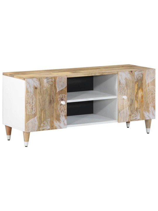 Tv skříňka 105x33,5x46 cm masivní mangovníkové dřevo