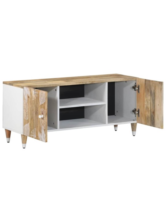 Tv skříňka 105x33,5x46 cm masivní mangovníkové dřevo