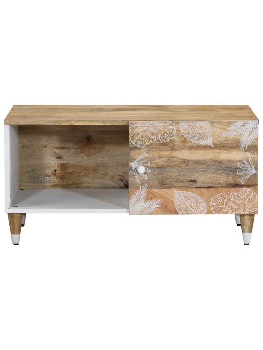 Konferenční stolek 80 x 50 x 40 cm masivní mangovníkové dřevo