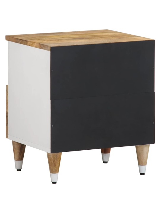 Noční stolky 2 ks 40 x 33 x 46 cm masivní mangovníkové dřevo