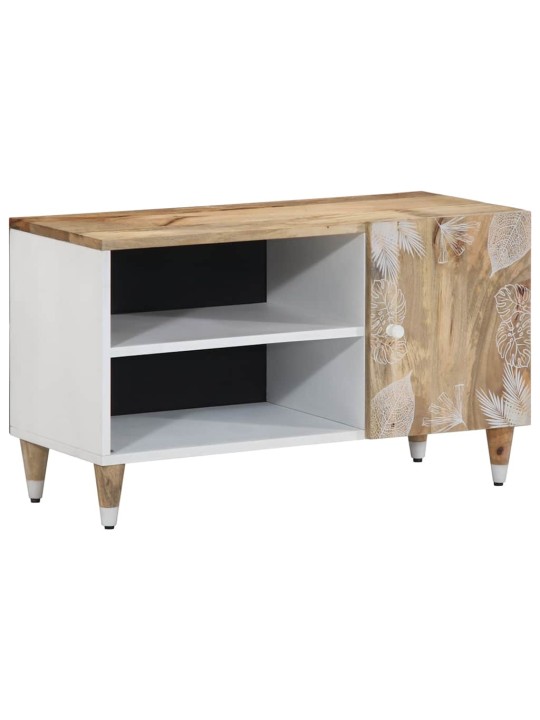 Tv skříňka 80 x 31,5 x 46 cm masivní mangovníkové dřevo