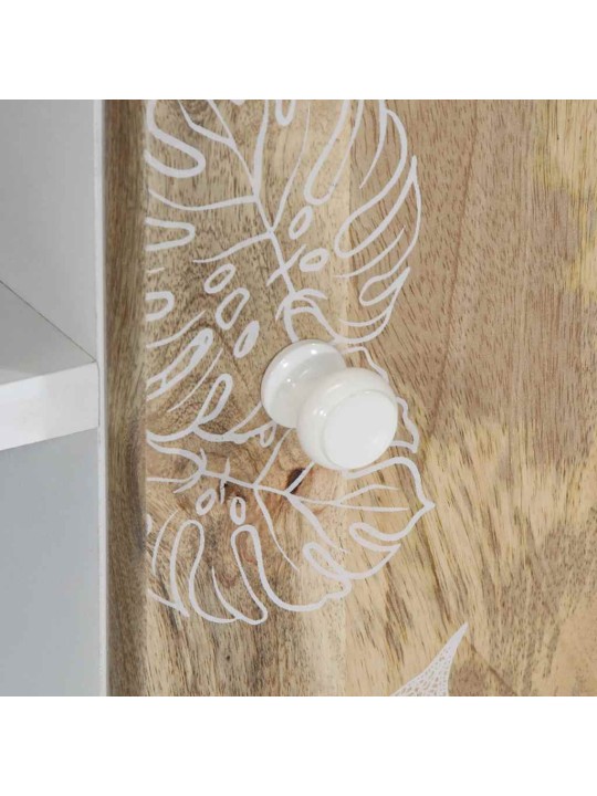 Tv skříňka 80 x 31,5 x 46 cm masivní mangovníkové dřevo