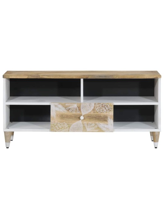 Tv skříňka 100x33,5x46 cm masivní mangovníkové dřevo