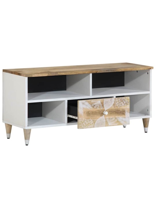 Tv skříňka 100x33,5x46 cm masivní mangovníkové dřevo