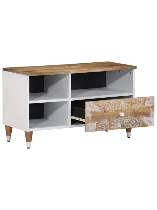 Tv skříňka 80x33,5x46 cm masivní mangovníkové dřevo