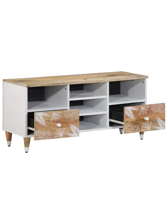 Tv skříňka 100x33,5x46 cm masivní mangovníkové dřevo
