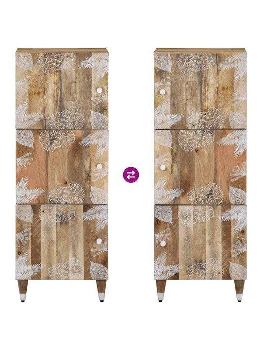 Skříň highboard 40x33,5x110 cm masivní mangovníkové dřevo
