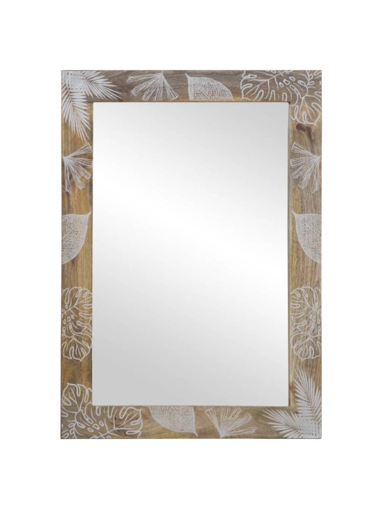 Koupelnové zrcadlo 50x3x70 cm masivní mangovníkové dřevo