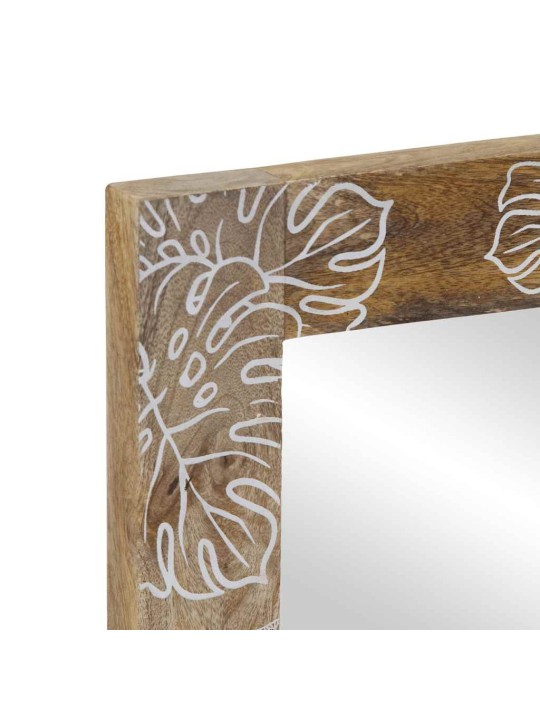 Koupelnové zrcadlo 50x3x70 cm masivní mangovníkové dřevo