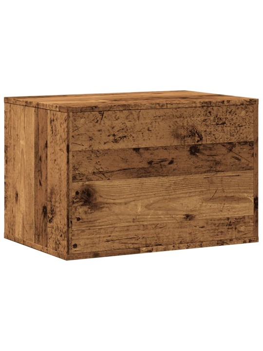Skříňka na kočičí záchod old wood 60x40x40 cm kompozitní dřevo
