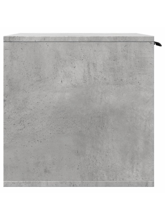 Skříňka na kočičí záchod betonově šedá 80 x 50 x 45 cm kompozit