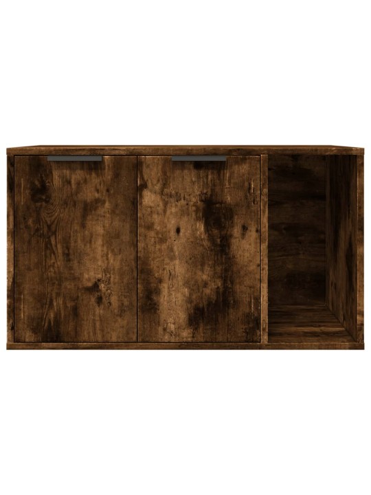 Skříňka na kočičí záchod kouřový dub 80 x 50 x 45 cm kompozit