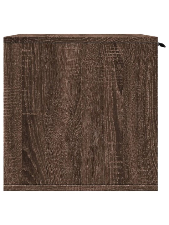 Skříňka na kočičí záchod hnědý dub 80x50x45 cm kompozitní dřevo