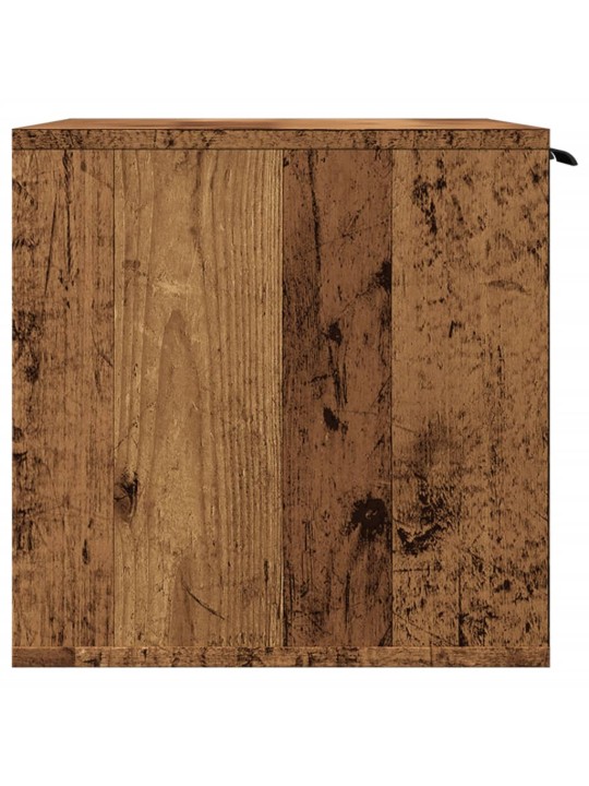 Skříňka na kočičí záchod old wood 80x50x45 cm kompozitní dřevo