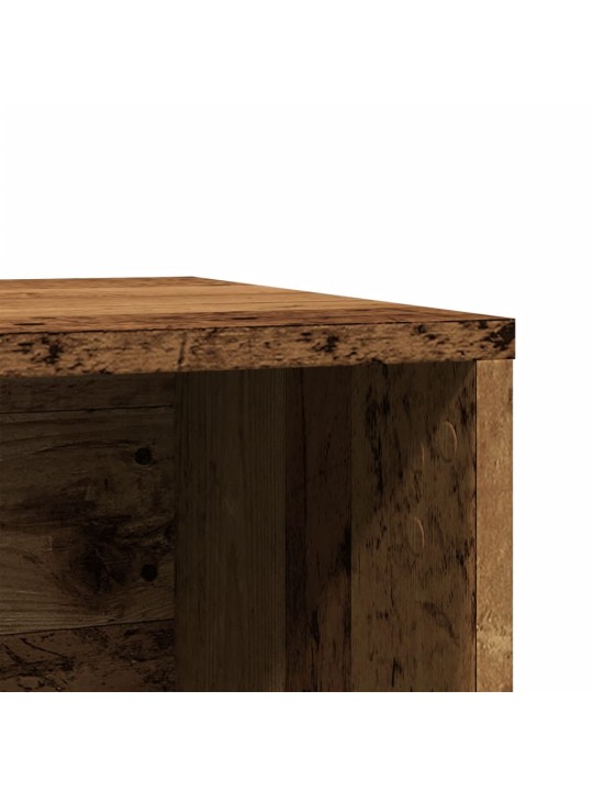 Skříňka na kočičí záchod old wood 80x50x45 cm kompozitní dřevo