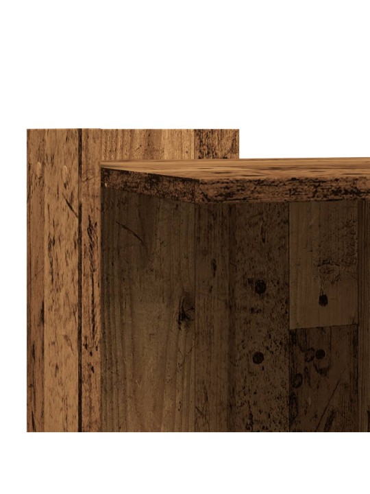 Skříňka na kočičí záchod old wood 42x42x51 cm kompozitní dřevo