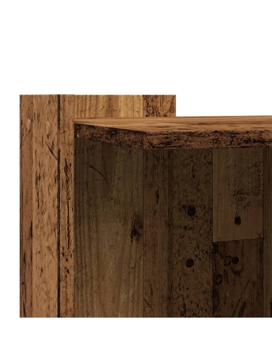 Skříňka na kočičí záchod old wood 53x53x51 cm kompozitní dřevo