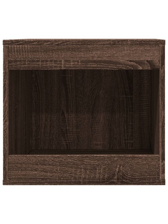 Skříňka na kočičí záchod hnědý dub 47x59x42 cm kompozitní dřevo