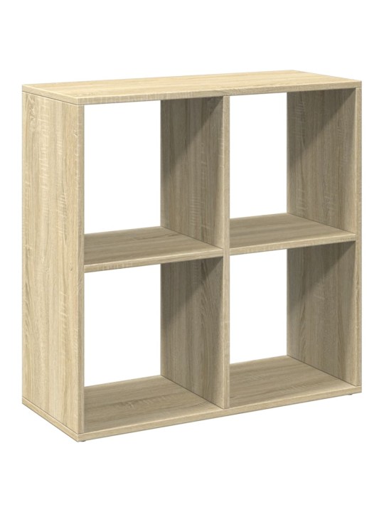 Knihovna/dělící stěna dub sonoma 69,5x29x69,5 cm kompozit