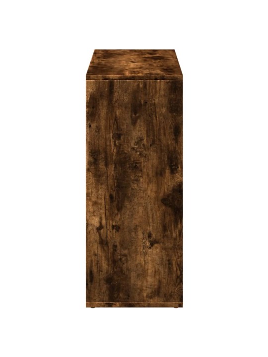 Knihovna/dělící stěna kouřový dub 69,5x29x69,5 cm kompozit