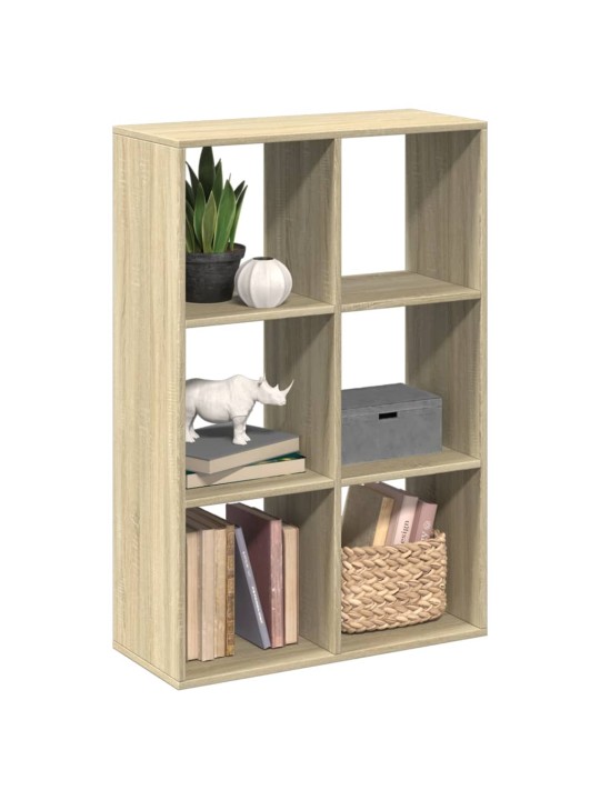 Knihovna/dělící stěna dub sonoma 69,5x29x103,5 cm kompozit