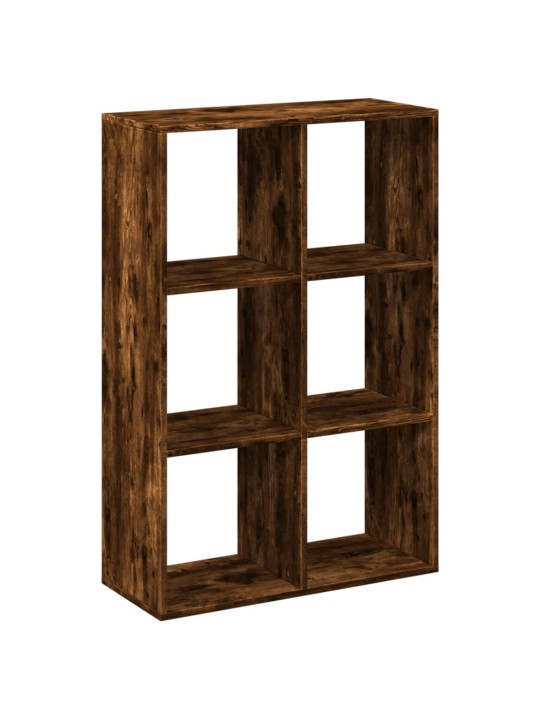 Knihovna/dělící stěna kouřový dub 69,5x29x103,5 cm kompozit