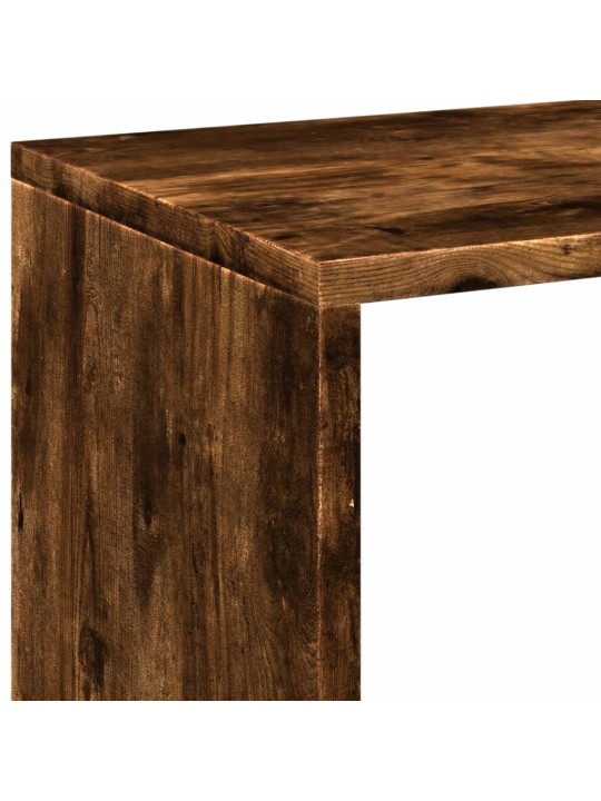 Knihovna/dělící stěna kouřový dub 69,5x29x103,5 cm kompozit