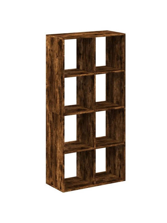Knihovna/dělící stěna kouřový dub 69,5x29x137,5 cm kompozit