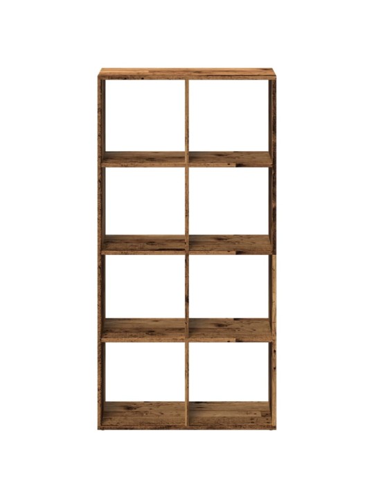 Knihovna/dělící stěna old wood 69,5x29x137,5 cm kompozit