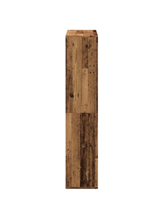 Knihovna/dělící stěna old wood 69,5x29x137,5 cm kompozit