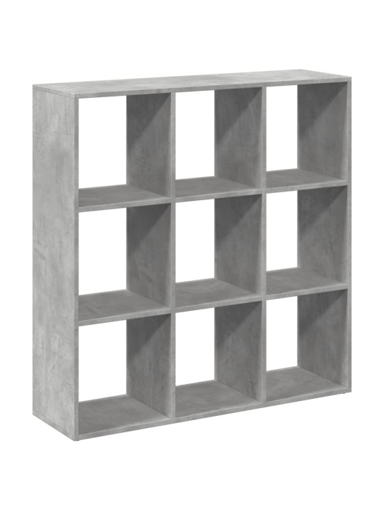 Knihovna/dělící stěna betonově šedá 102x29x103,5 cm kompozit