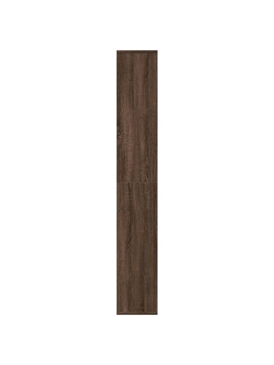 Knihovna/dělící stěna hnědý dub 67x25x161,5 cm kompozitní dřevo