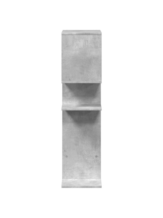 Knihovna / dělicí stěna betonově šedá 92 x 29 x 112 cm kompozit