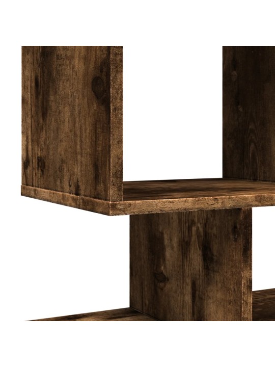 Knihovna/dělicí stěna kouřový dub 92x29x112 cm kompozitní dřevo
