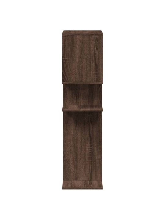 Knihovna / dělicí stěna hnědý dub 92x29x112 cm kompozitní dřevo