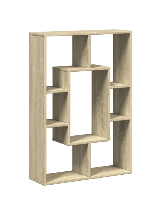 Knihovna dub sonoma 63 x 20 x 90 cm kompozitní dřevo