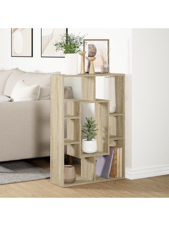 Knihovna dub sonoma 63 x 20 x 90 cm kompozitní dřevo