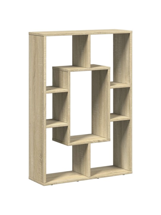 Knihovna dub sonoma 63 x 20 x 90 cm kompozitní dřevo