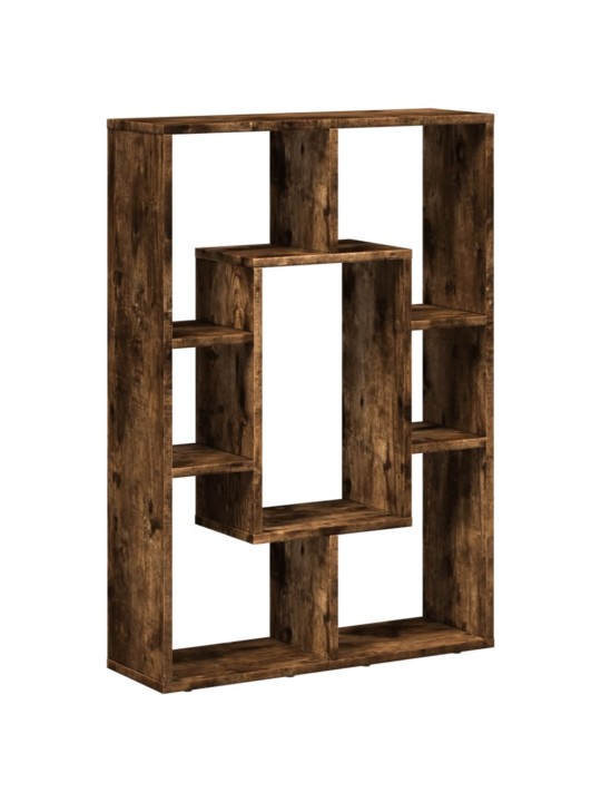 Knihovna kouřový dub 63 x 20 x 90 cm kompozitní dřevo