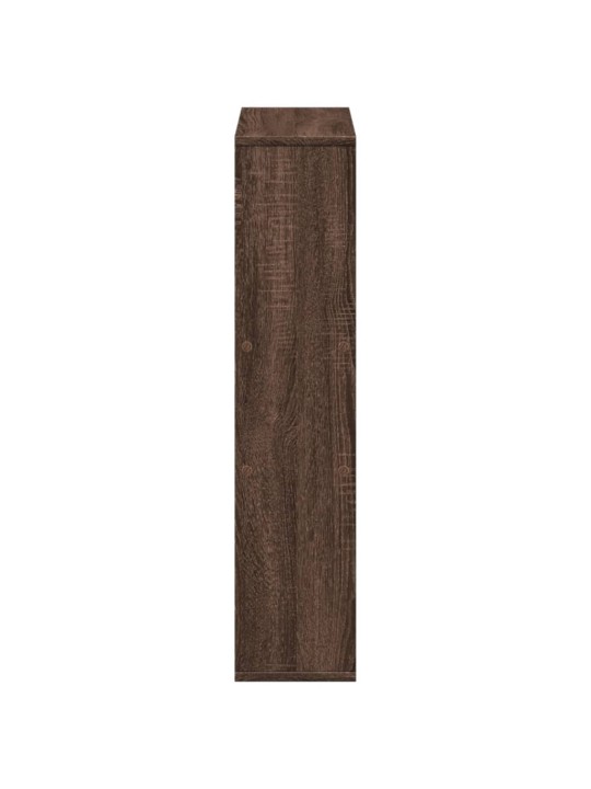 Knihovna hnědý dub 63 x 20 x 90 cm kompozitní dřevo