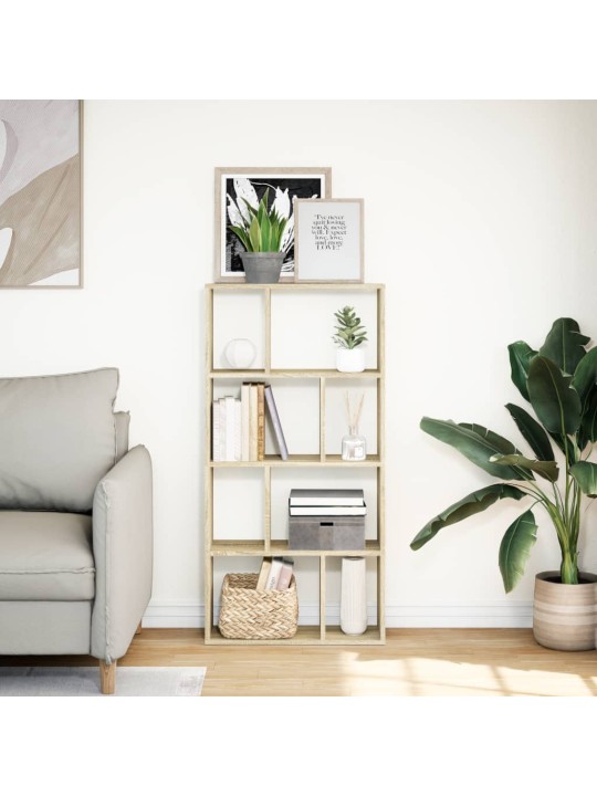 Knihovna dub sonoma 60 x 20 x 120 cm kompozitní dřevo