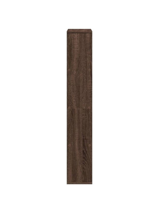 Knihovna hnědý dub 60 x 20 x 120 cm kompozitní dřevo