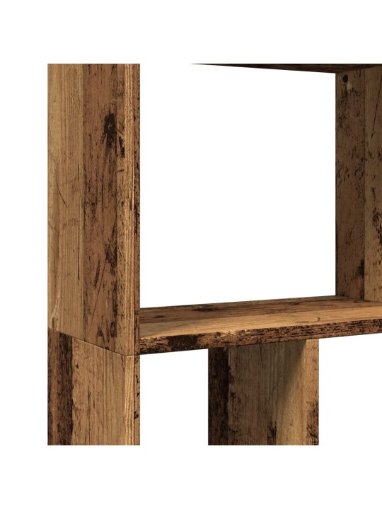 Knihovna old wood 60 x 20 x 120 cm kompozitní dřevo