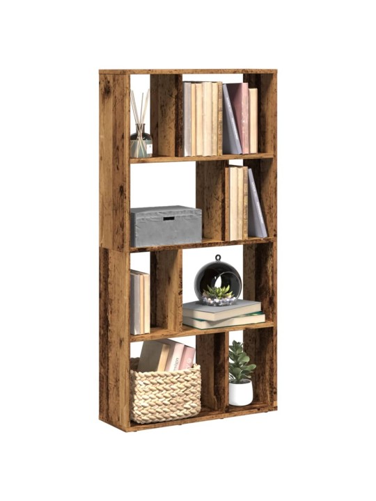 Knihovna old wood 60 x 20 x 120 cm kompozitní dřevo