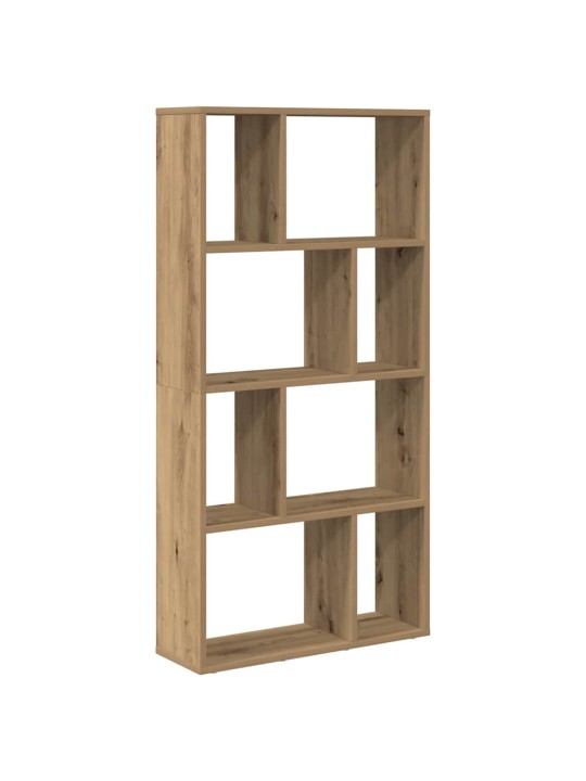 Knihovna dub artisan 60 x 20 x 120 cm kompozitní dřevo