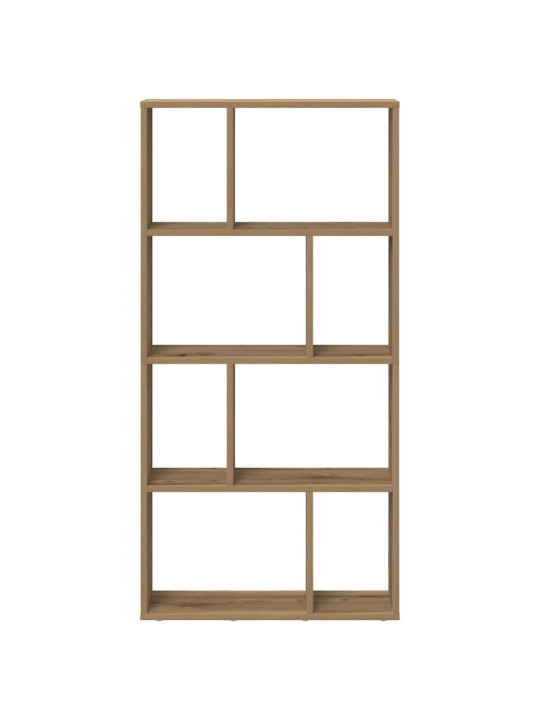 Knihovna dub artisan 60 x 20 x 120 cm kompozitní dřevo